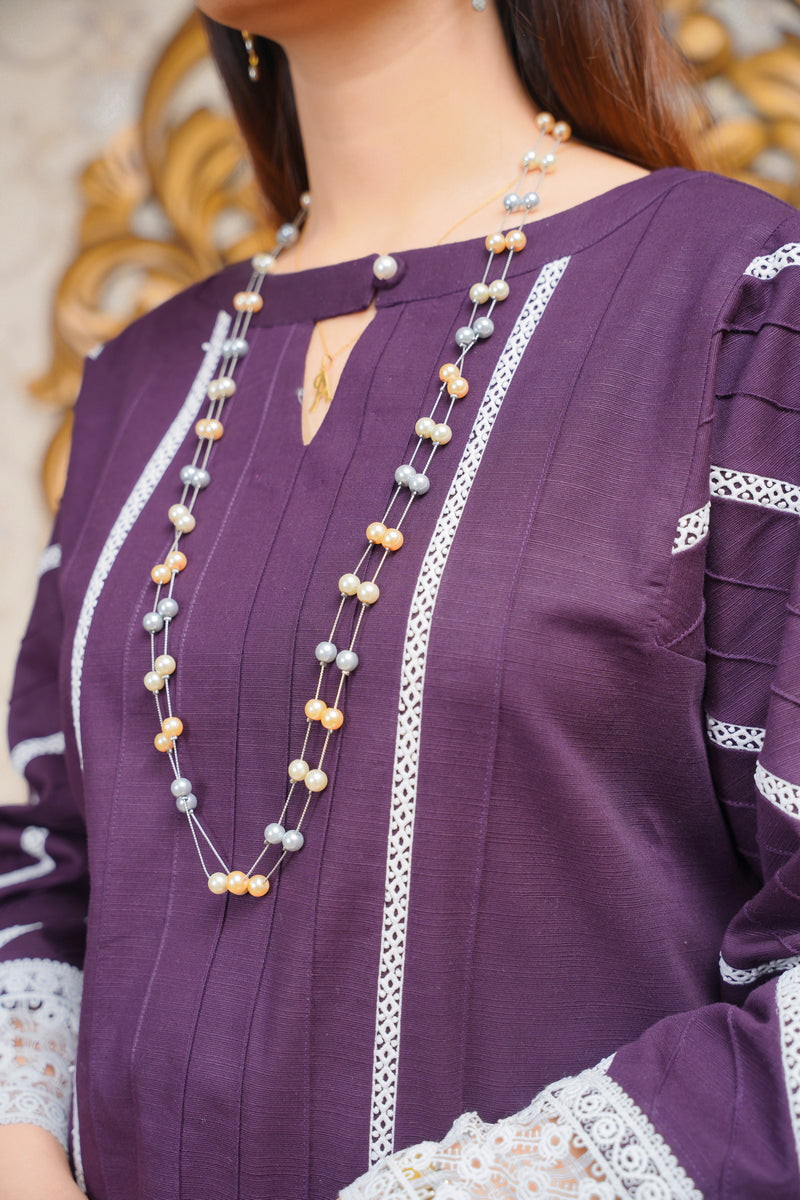 Hoorain Basics | Slub Winter 23 | HB-PUR - Official Hoorain Basics stockist in UK - Sakeena London