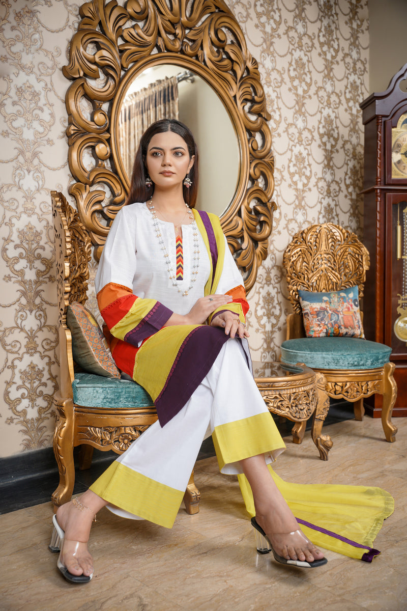 Hoorain Basics | Slub Winter 23 | HB-WHT - Official Hoorain Basics stockist in UK - Sakeena London