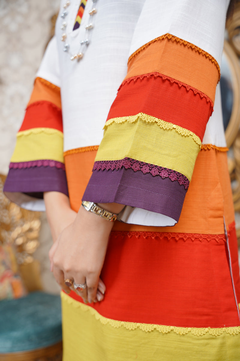Hoorain Basics | Slub Winter 23 | HB-WHT - Official Hoorain Basics stockist in UK - Sakeena London