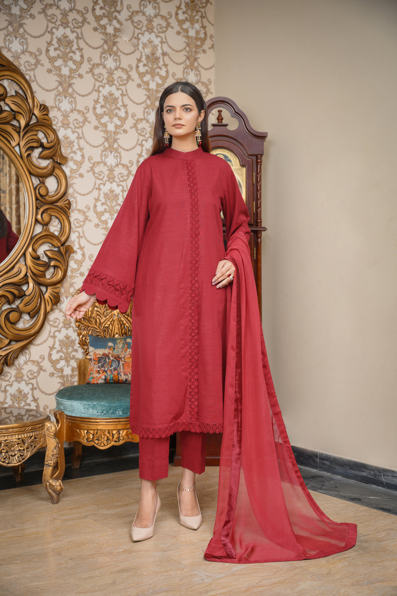 Hoorain Basics | Slub Winter 23 | HB-MRN - Official Hoorain Basics stockist in UK - Sakeena London