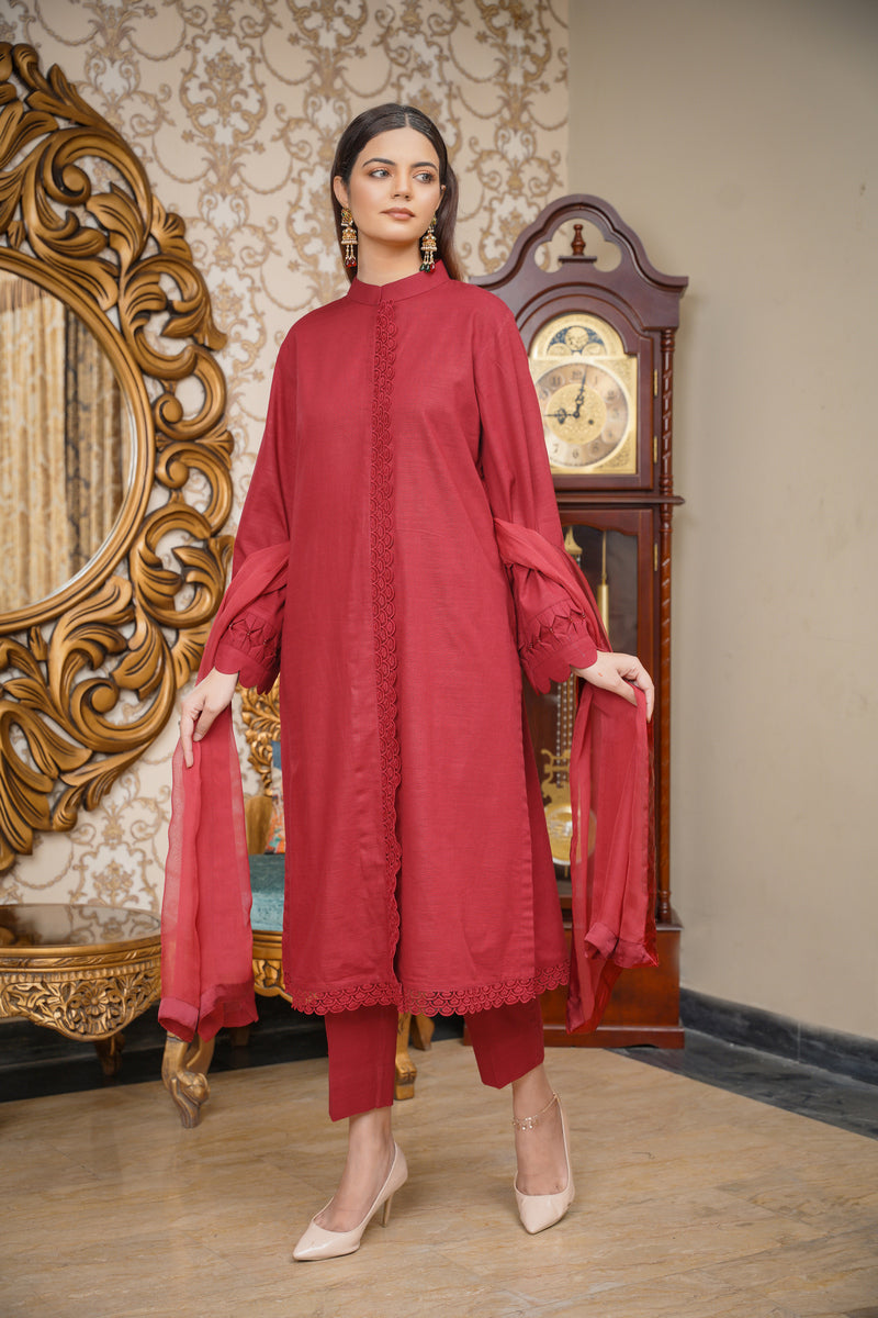 Hoorain Basics | Slub Winter 23 | HB-MRN - Official Hoorain Basics stockist in UK - Sakeena London