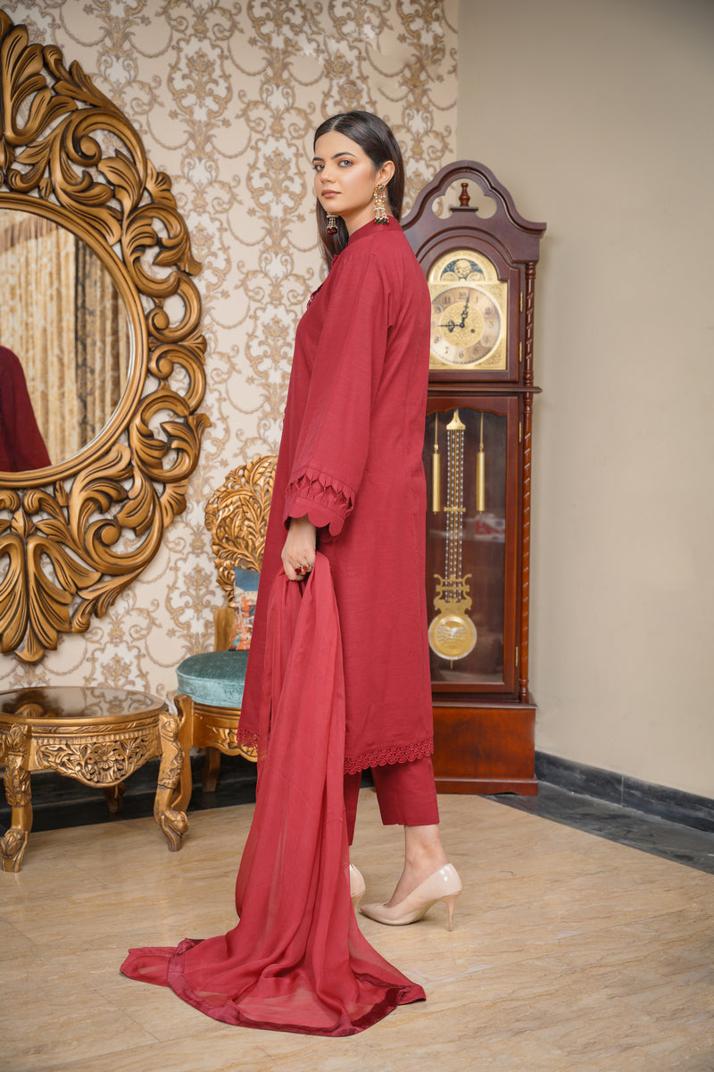 Hoorain Basics | Slub Winter 23 | HB-MRN - Official Hoorain Basics stockist in UK - Sakeena London