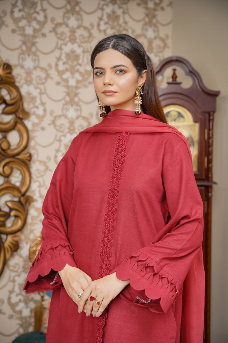 Hoorain Basics | Slub Winter 23 | HB-MRN - Official Hoorain Basics stockist in UK - Sakeena London