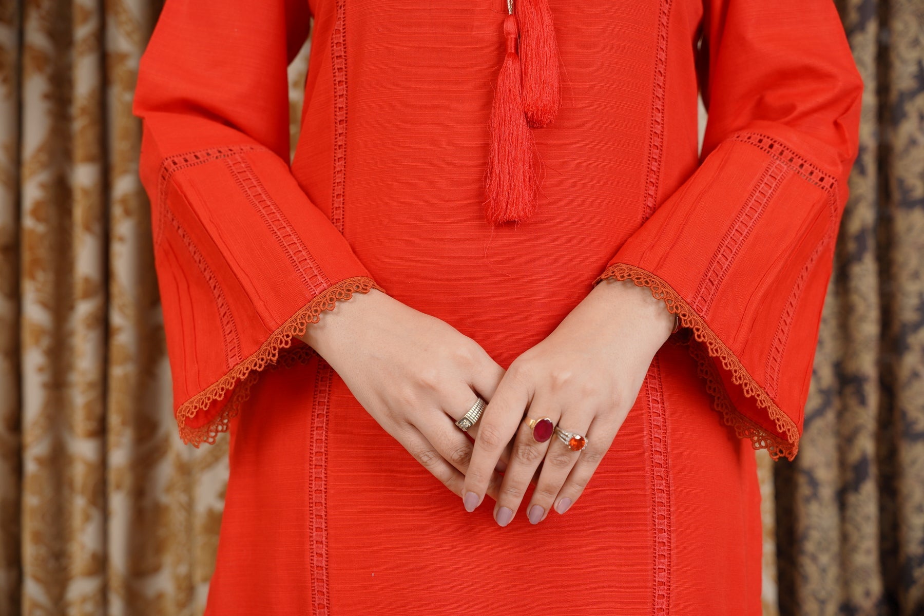 Hoorain Basics | Slub Winter 23 | HB-RD - Official Hoorain Basics stockist in UK - Sakeena London