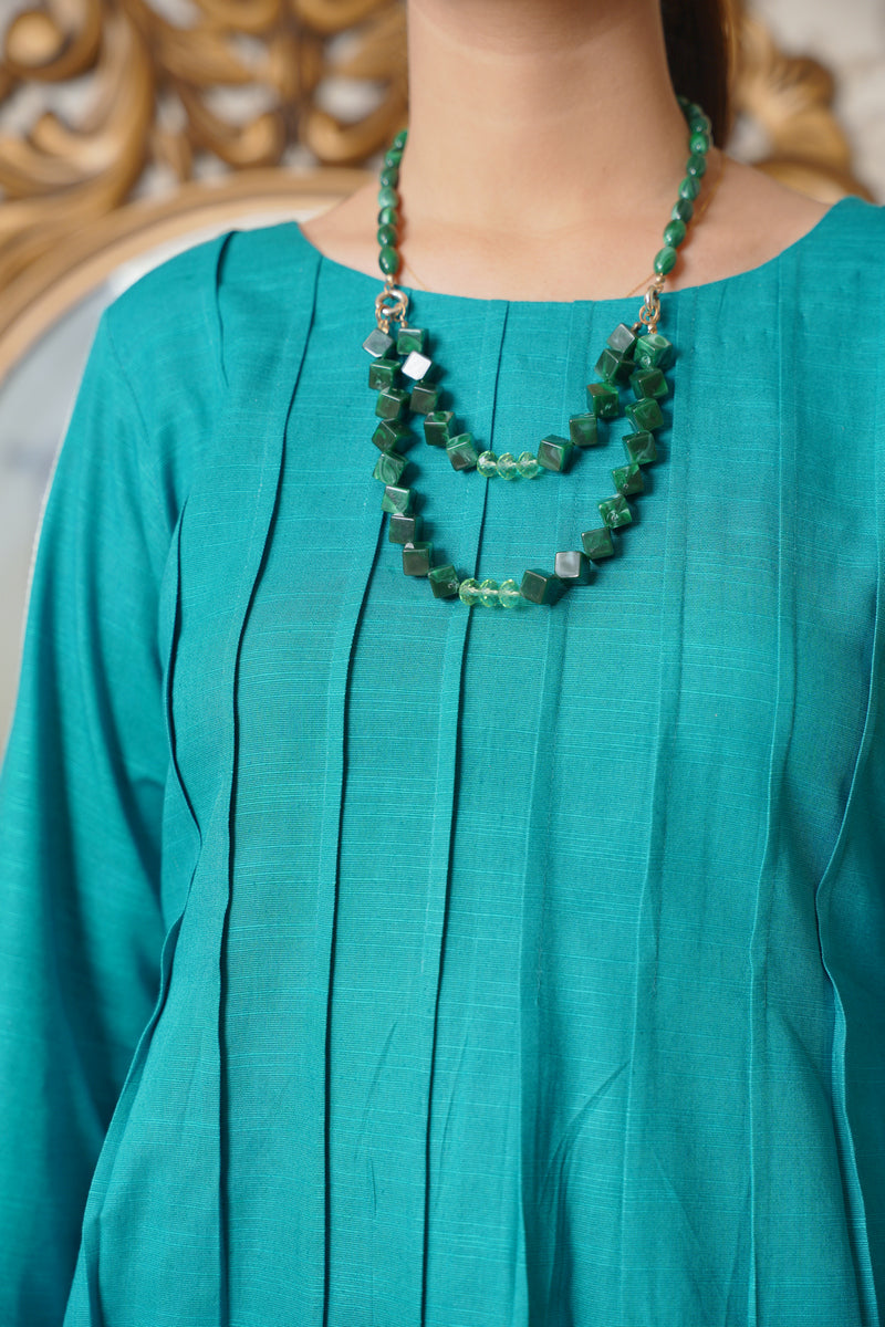 Hoorain Basics | Slub Winter 23 | HB-GRN - Official Hoorain Basics stockist in UK - Sakeena London