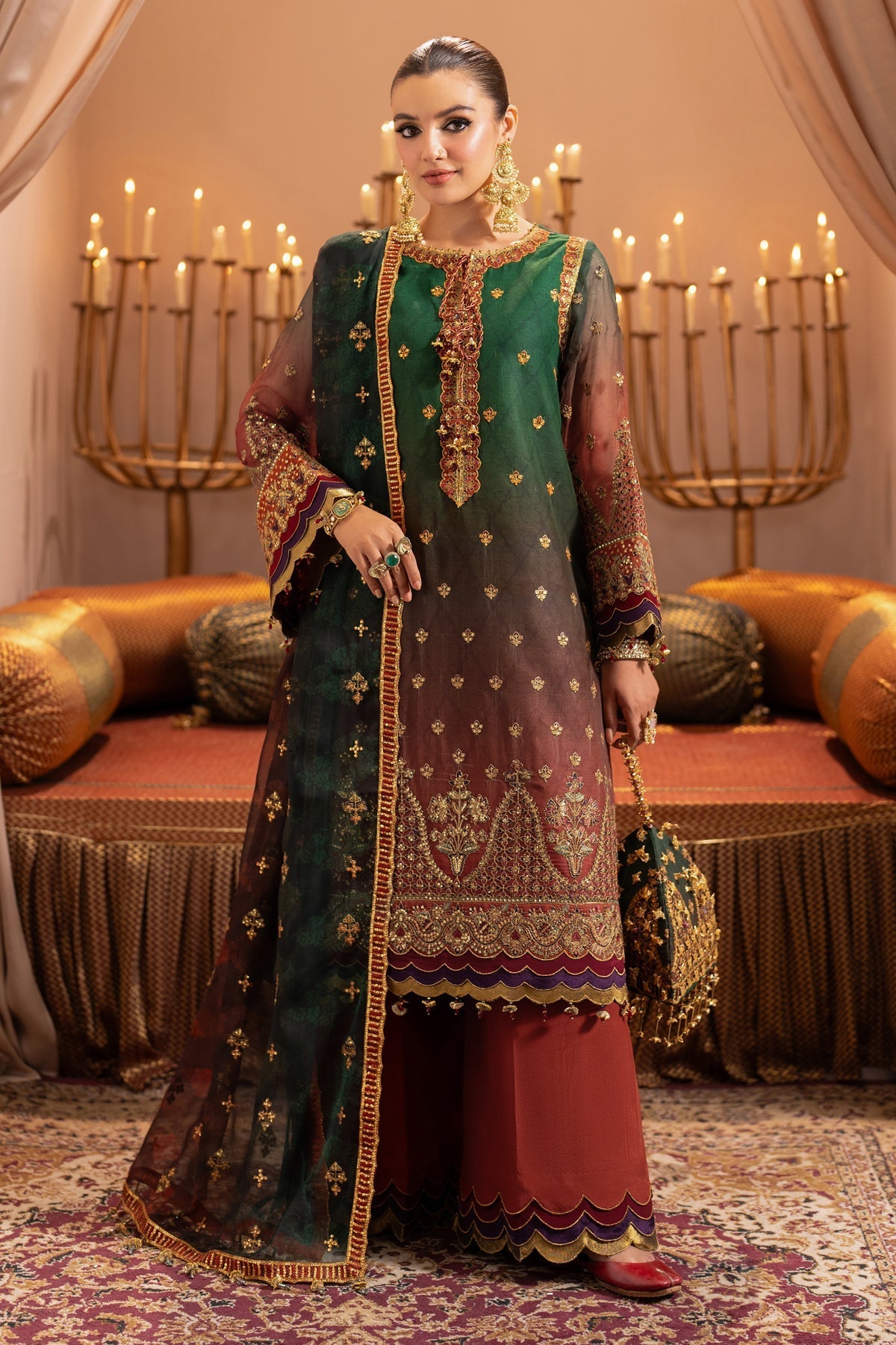 Alizeh | Jhalak Formals | AF-JHLK-02-HUSN - Official Alizeh stockist in UK - Sakeena London
