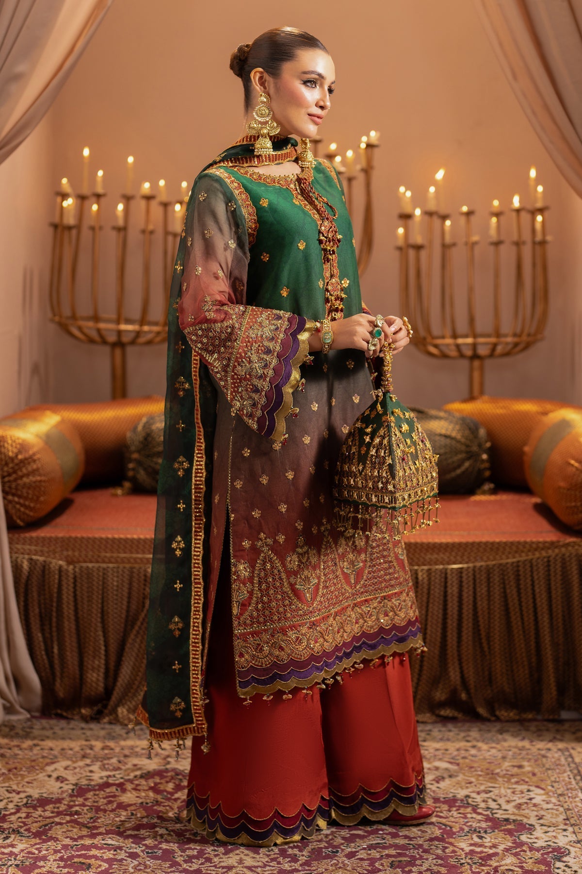 Alizeh | Jhalak Formals | AF-JHLK-02-HUSN - Official Alizeh stockist in UK - Sakeena London