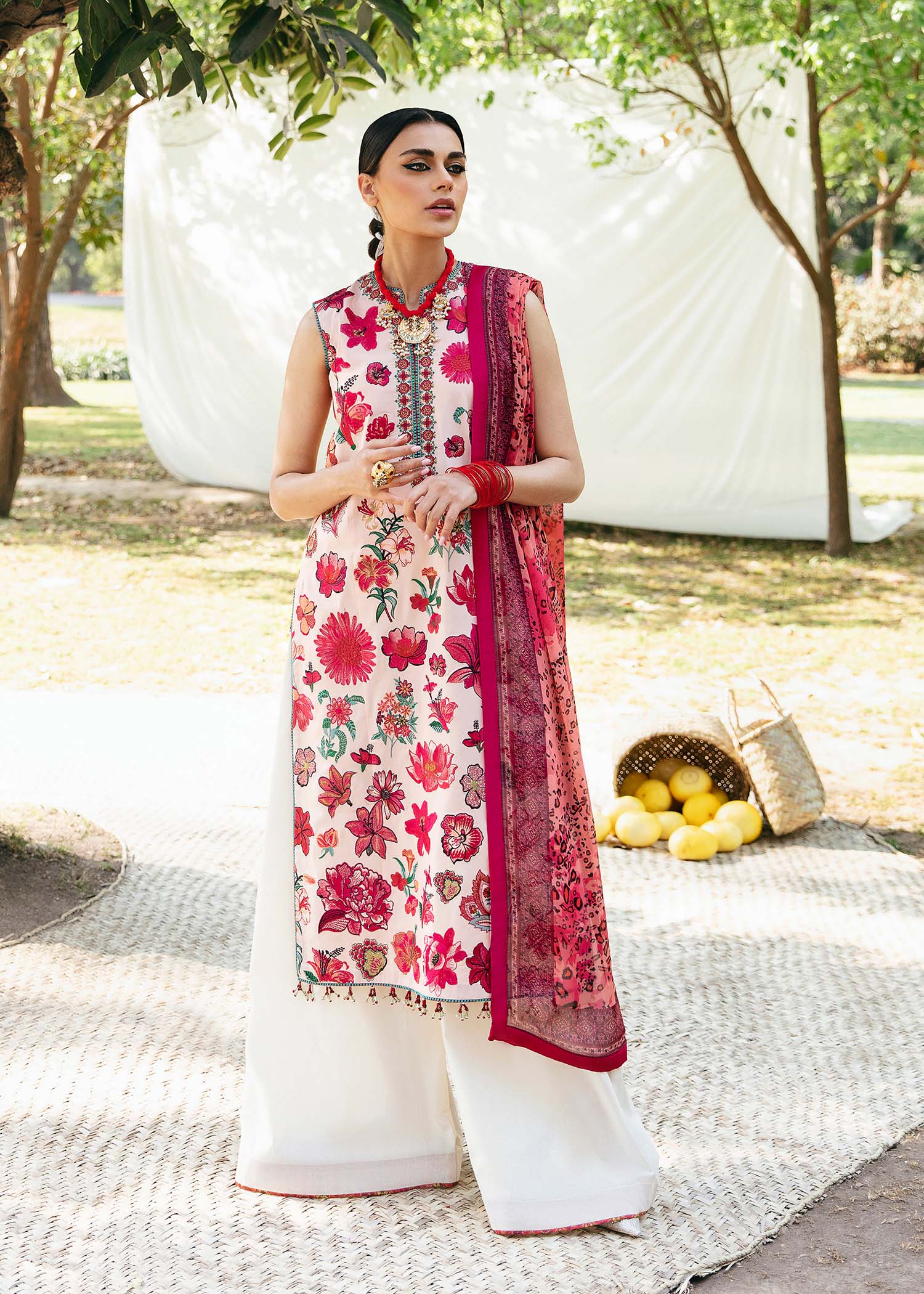 Hussain Rehar | Mausam Lawn 23 | Gaelic - Official Hussain Rehar stockist in UK - Sakeena London