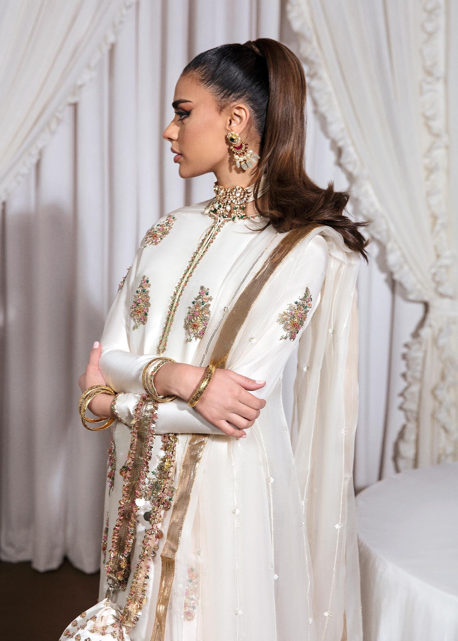 Hussain Rehar | Basic Not Basic | Blanc - Official Hussain Rehar stockist in UK - Sakeena London