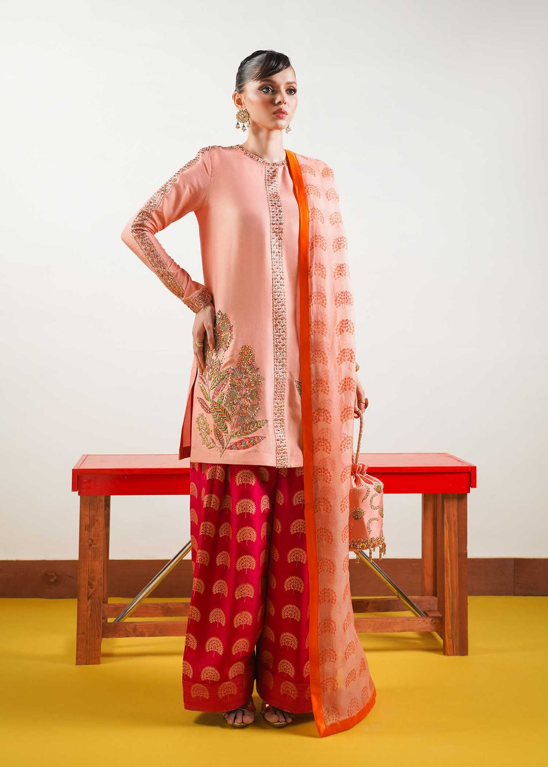 Hussain Rehar | Basic Not Basic | Blush - Official Hussain Rehar stockist in UK - Sakeena London