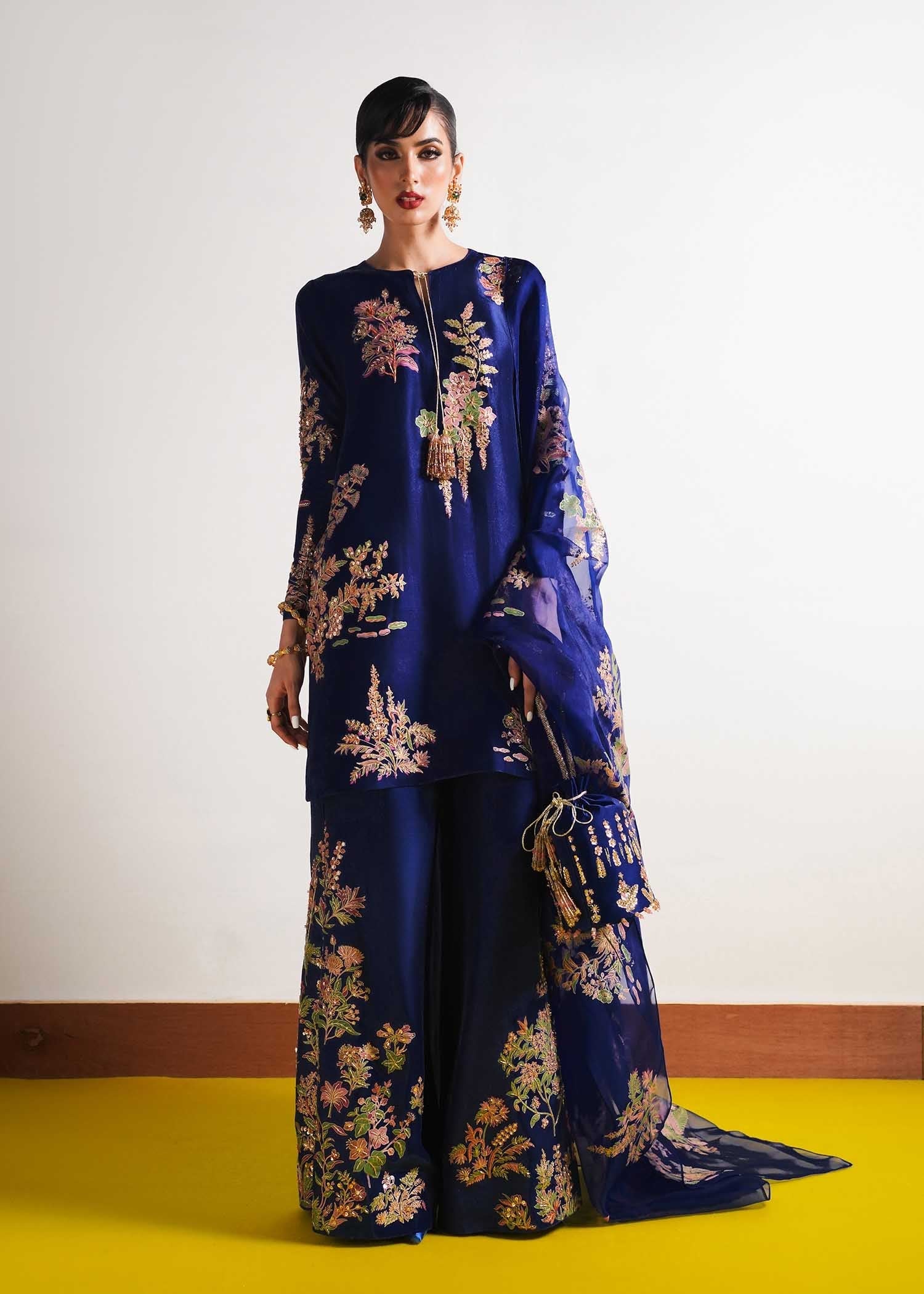 Hussain Rehar | Basic Not Basic | Marine - Official Hussain Rehar stockist in UK - Sakeena London