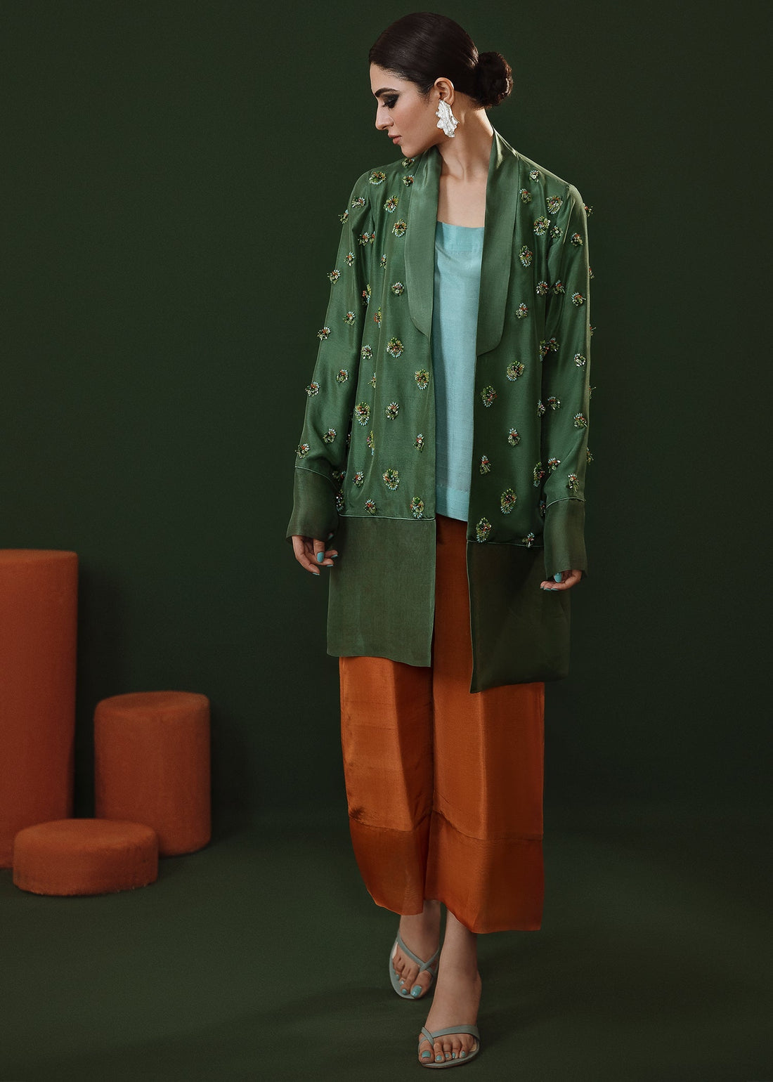 Hussain Rehar | Basic Not Basic | Wild poppy - Official Hussain Rehar stockist in UK - Sakeena London