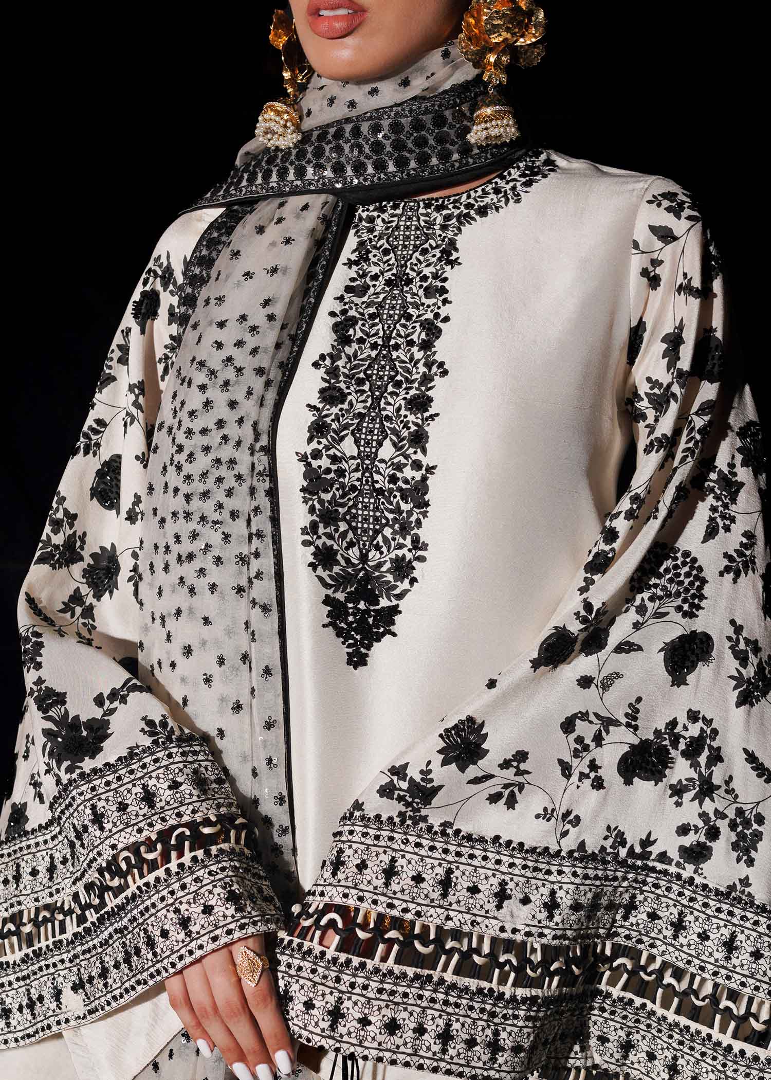 Hussain Rehar | Basic Not Basic | lily - Official Hussain Rehar stockist in UK - Sakeena London