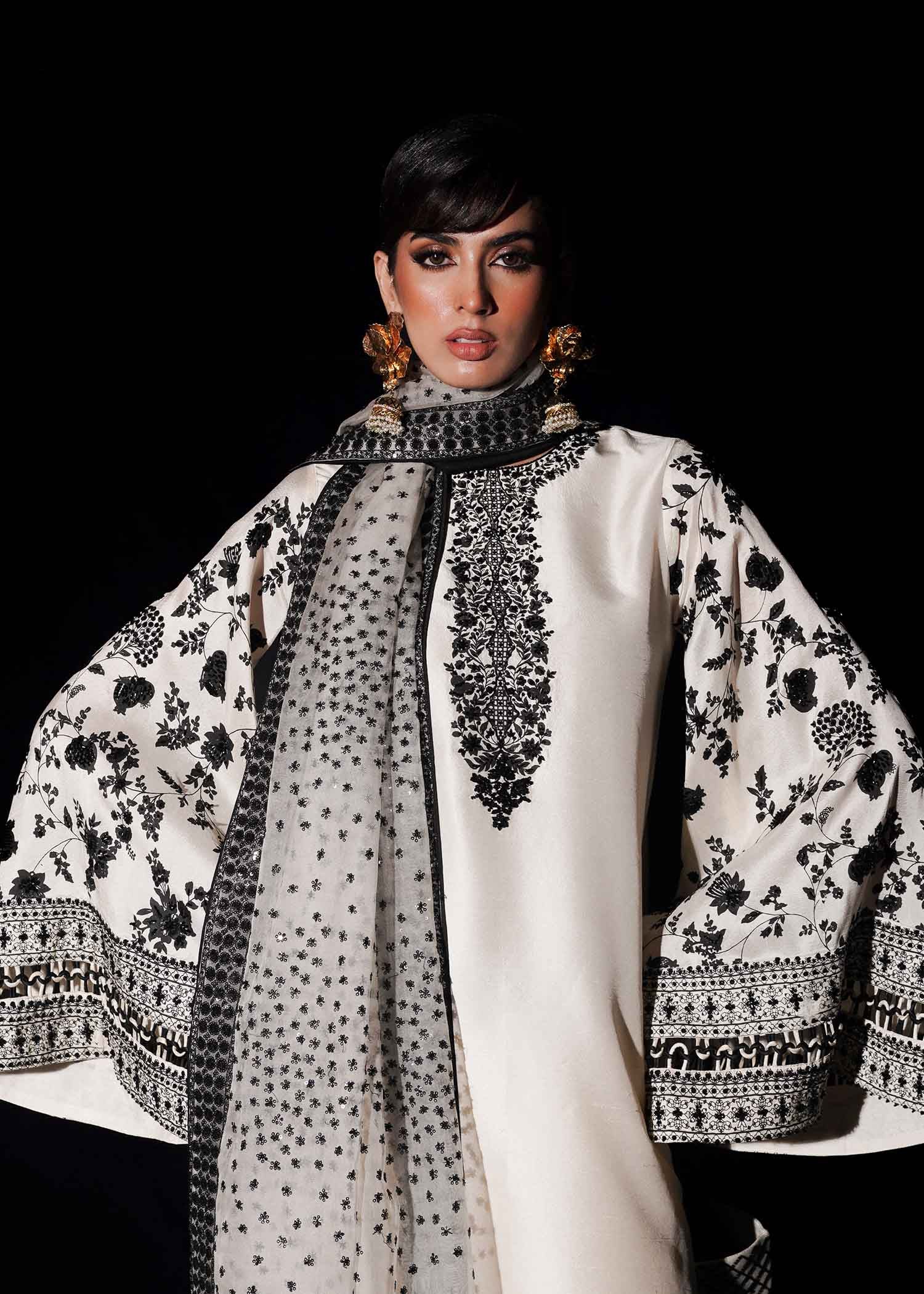 Hussain Rehar | Basic Not Basic | lily - Official Hussain Rehar stockist in UK - Sakeena London