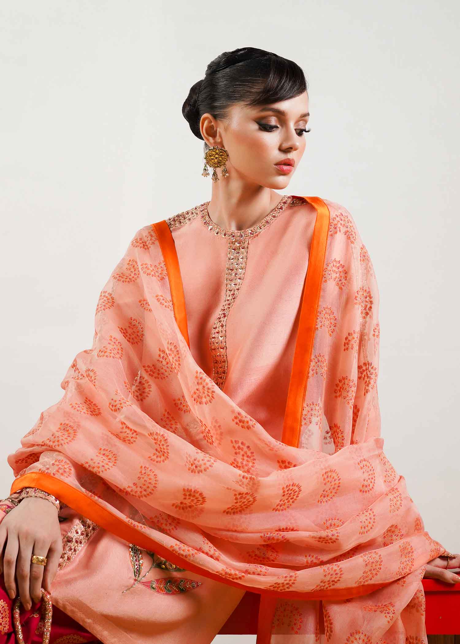 Hussain Rehar | Basic Not Basic | Blush - Official Hussain Rehar stockist in UK - Sakeena London
