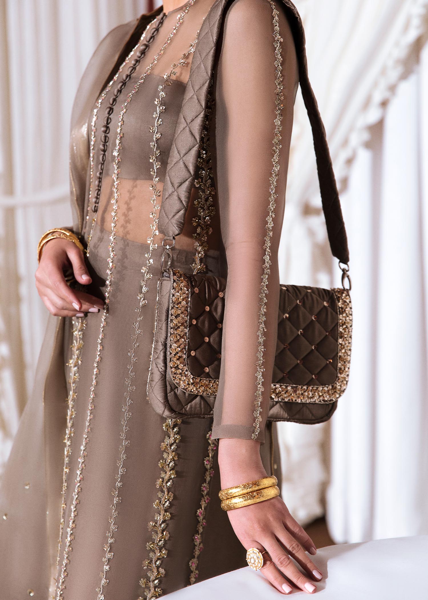 Hussain Rehar | Basic Not Basic | Leaden - Official Hussain Rehar stockist in UK - Sakeena London