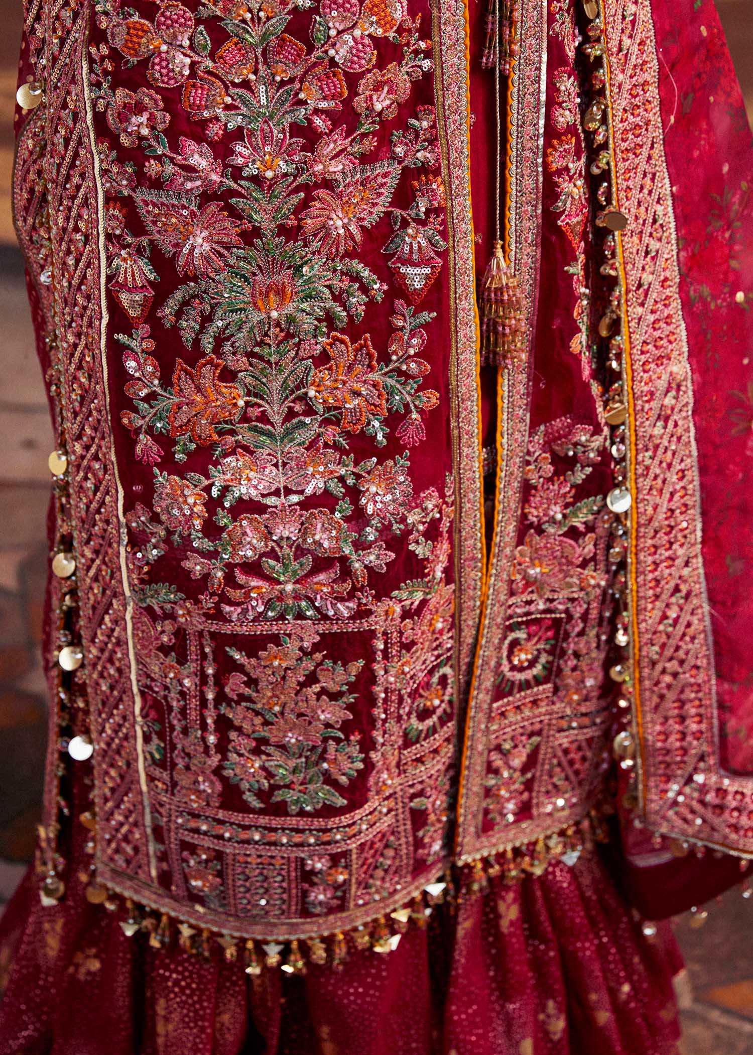 Hussain Rehar | Luxury Festive FW/24 | Gulal - Official Hussain Rehar stockist in UK - Sakeena London
