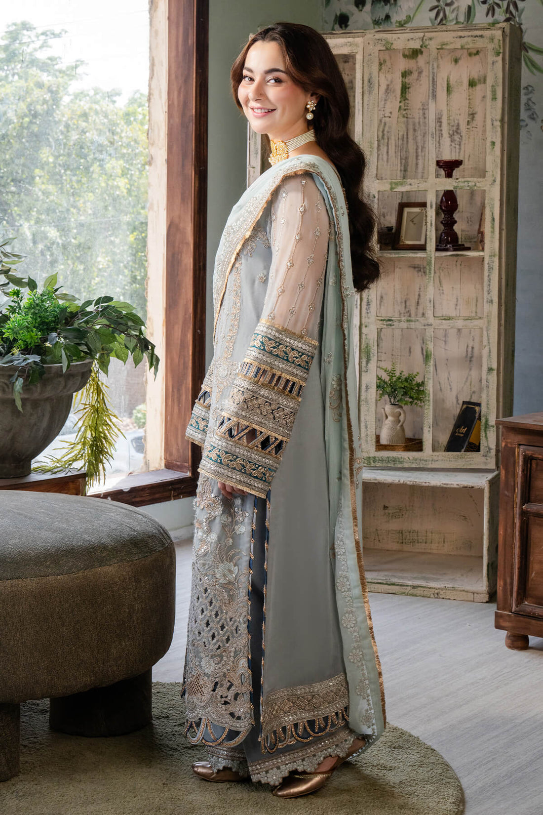 Imrozia Premium | Naina Chiffon Collection | I-190 Rumman - Official Imrozia Premium stockist in UK - Sakeena London