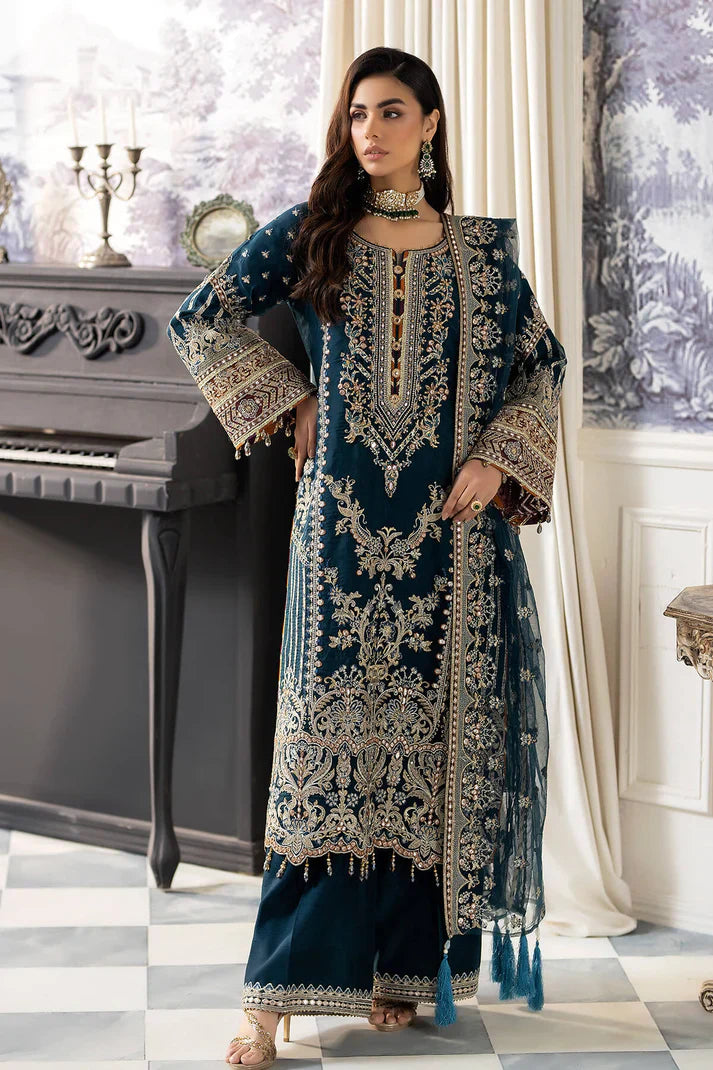 Imrozia Premium | Baad e Saba Pret Luxury Eid Collection | I.P-40 Saher - Official Imrozia Premium stockist in UK - Sakeena London