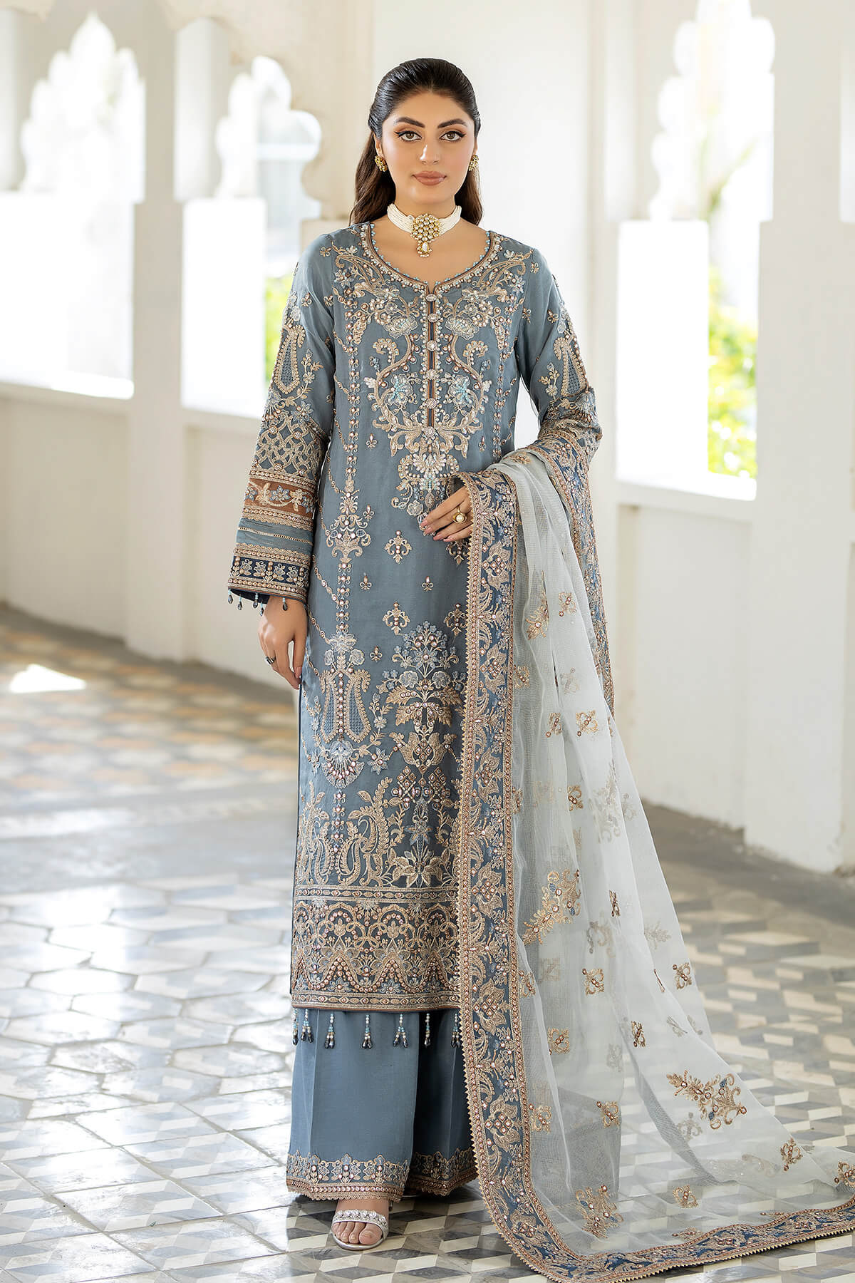 Imrozia Premium | Baad e Saba Formals | IP-57 Khushboo - Official Imrozia Premium stockist in UK - Sakeena London