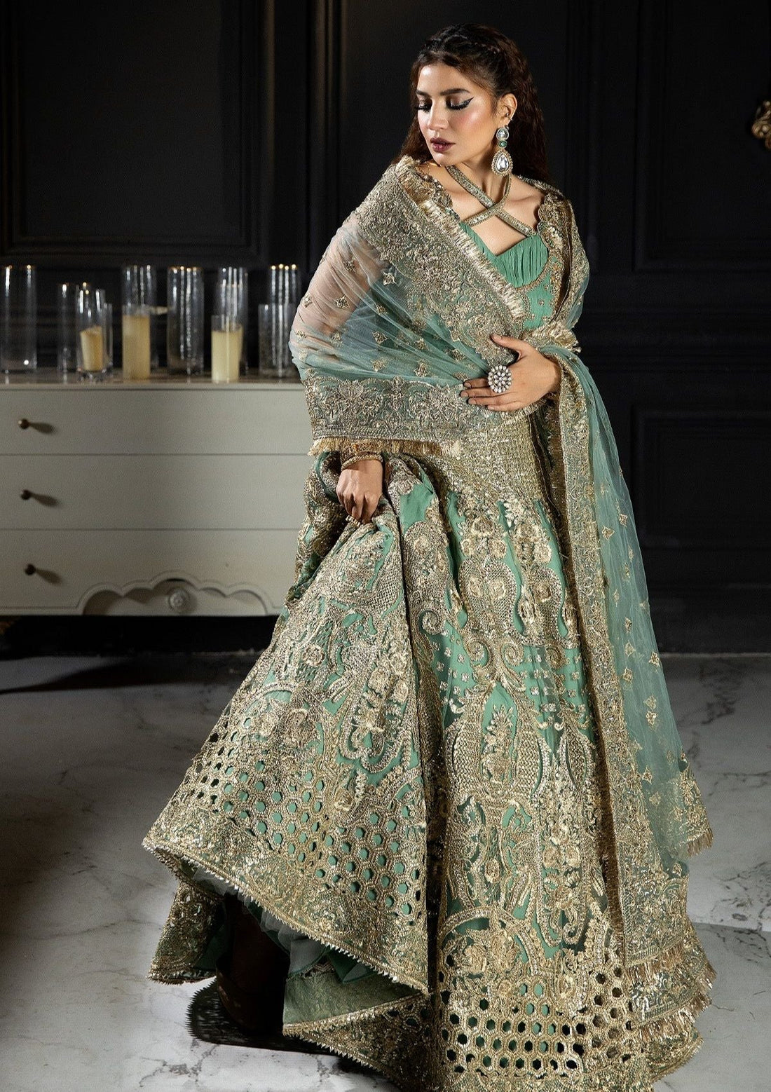 Formal Collection - Imrozia - Andaaz-E-Khaas - Bridal - IB#45 - Unaysa