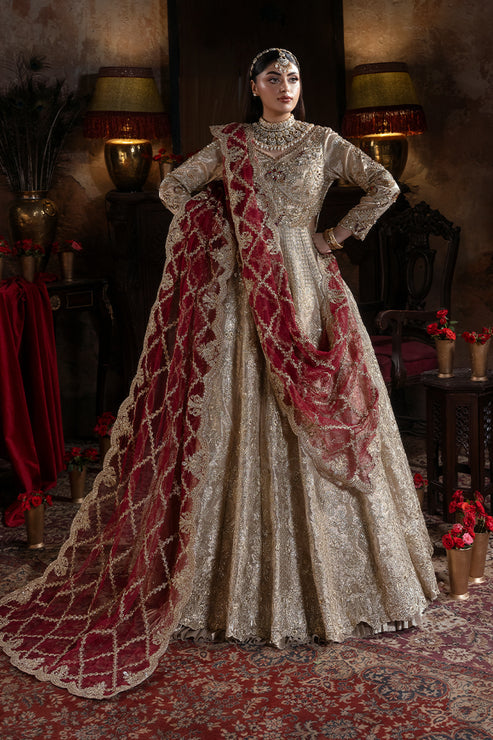 Imrozia Premium | Noor e Naaz Bridals 25 | IB-53 Shahkar - Official Imrozia Premium stockist in UK - Sakeena London