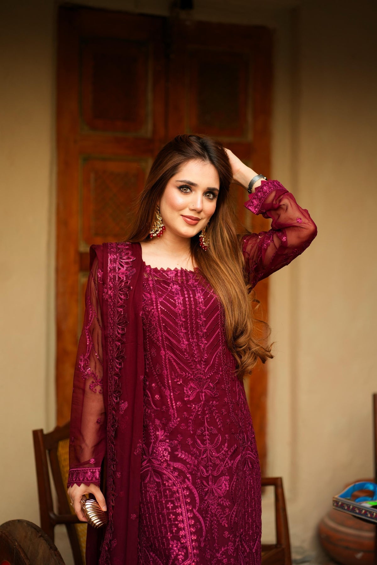 Maryams | Afsanah Luxury Chiffon | Gulbahar - Official Maryams stockist in UK - Sakeena London