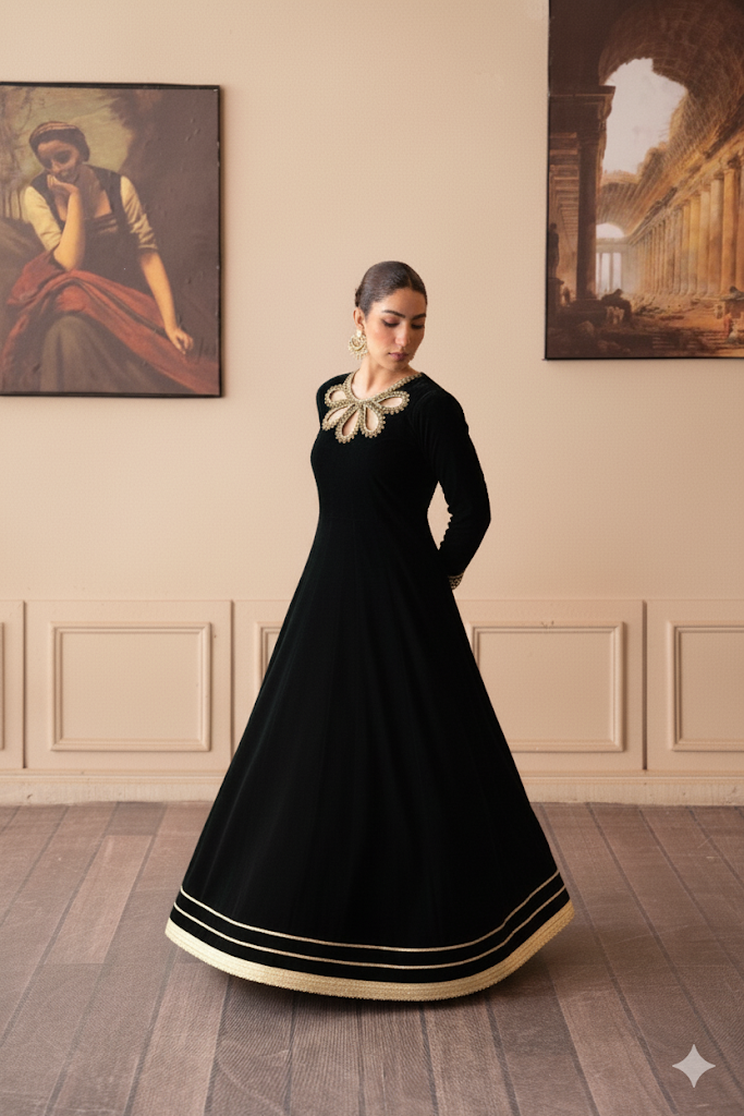 Fozia Khalid | The Velvet Rise 25 | EMERALD VEIL - Official Fozia Khalid stockist in UK - Sakeena London
