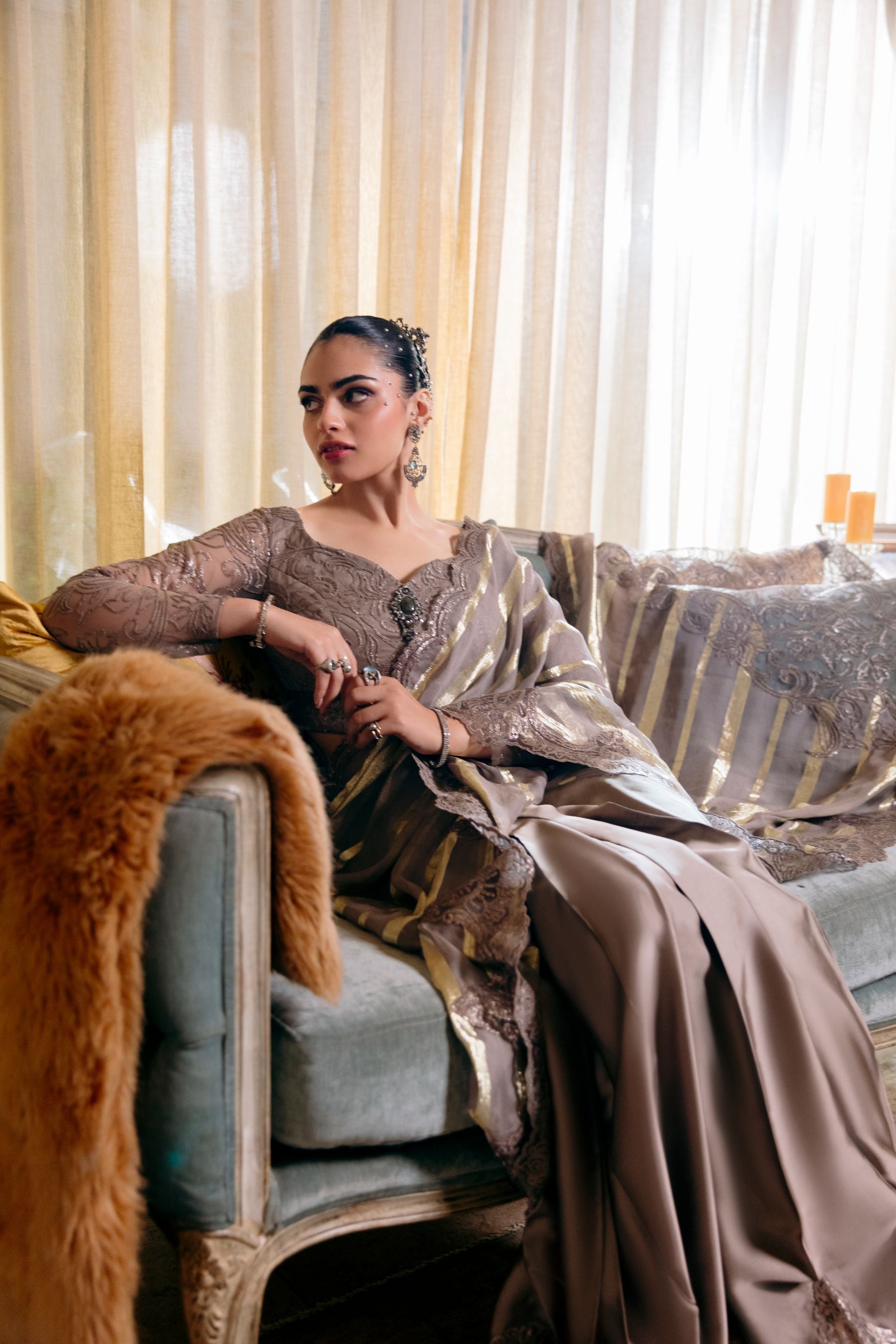 Nilofer Shahid | Whispers in the Moon Light | Mystic night - Official Nilofer Shahid stockist in UK - Sakeena London