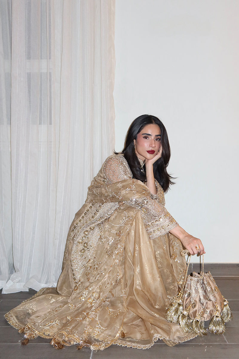 MNR | Zarlish Festive 25 | Rija Mujahid in Roshni - Official MNR stockist in UK - Sakeena London