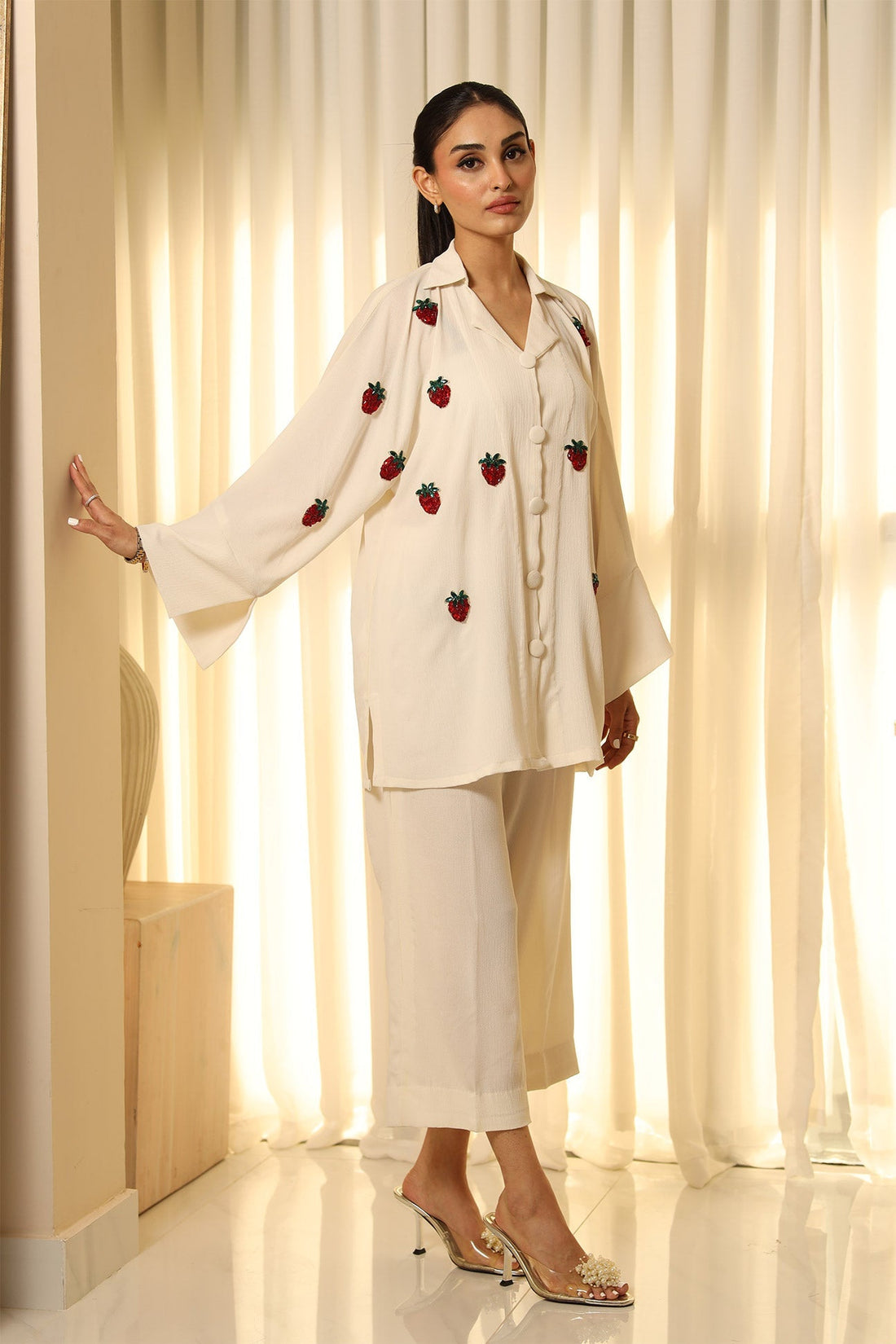 Flairs Studio | Luxury Pret | STRAWBERRY - Official Flairs Studio stockist in UK - Sakeena London