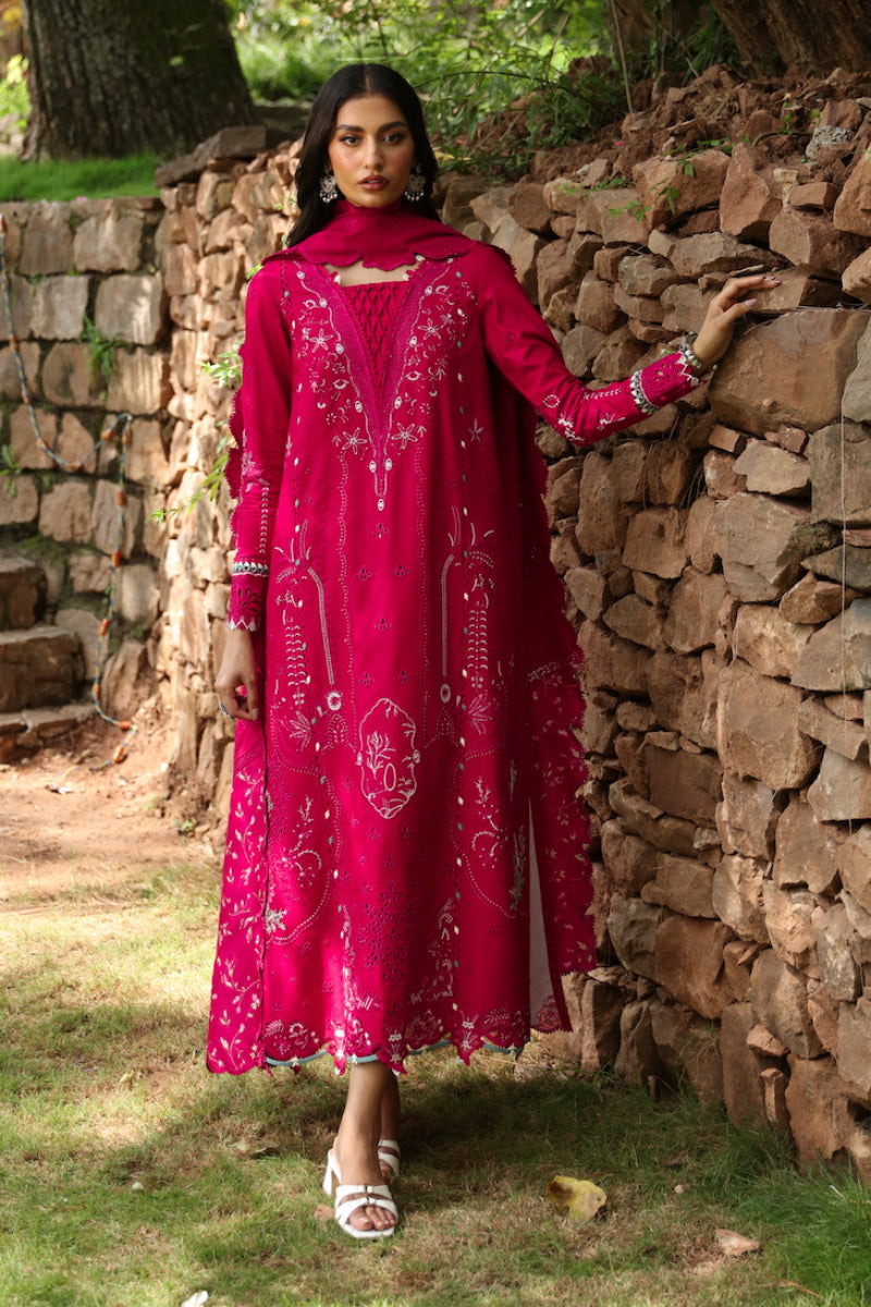 Qalamkar | Qlinekari Linen Collection | LM-13 TARA - Official Qalamkar stockist in UK - Sakeena London