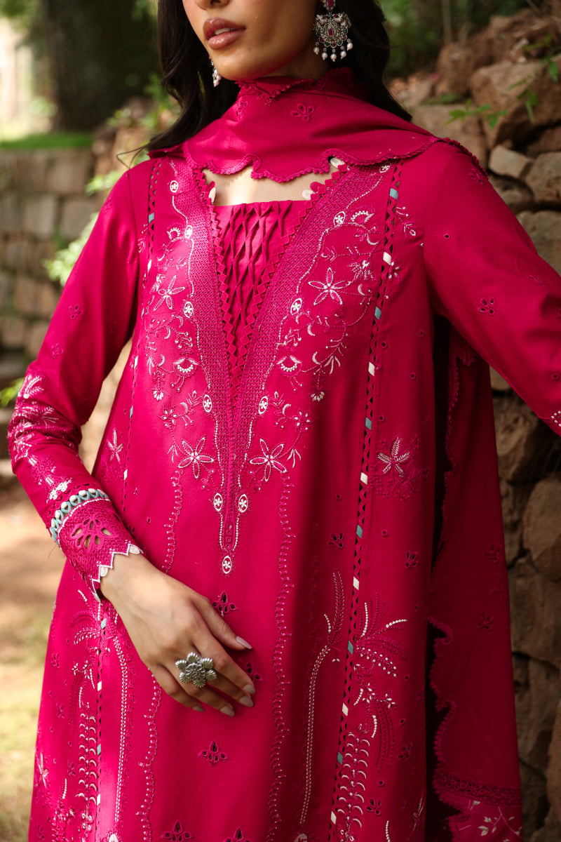 Qalamkar | Qlinekari Linen Collection | LM-13 TARA - Official Qalamkar stockist in UK - Sakeena London