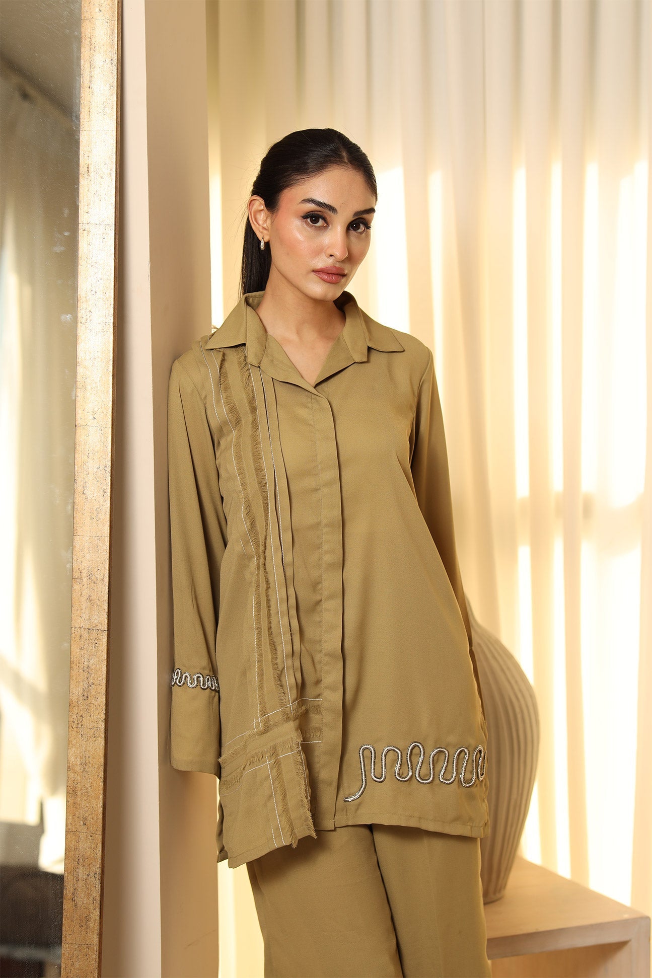 Flairs Studio | Luxury Pret | OLIVE - Official Flairs Studio stockist in UK - Sakeena London