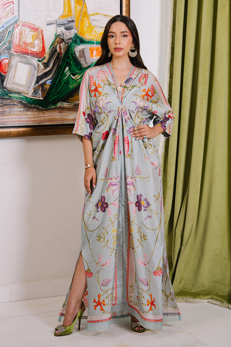 Mina Hassan | Signature Luxe 25 | Botanical Dreams Kaftan - Official Mina Hassan stockist in UK - Sakeena London