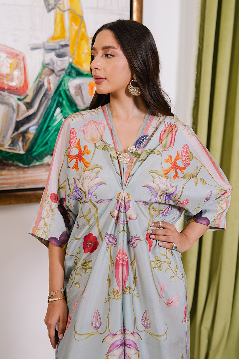 Mina Hassan | Signature Luxe 25 | Botanical Dreams Kaftan - Official Mina Hassan stockist in UK - Sakeena London