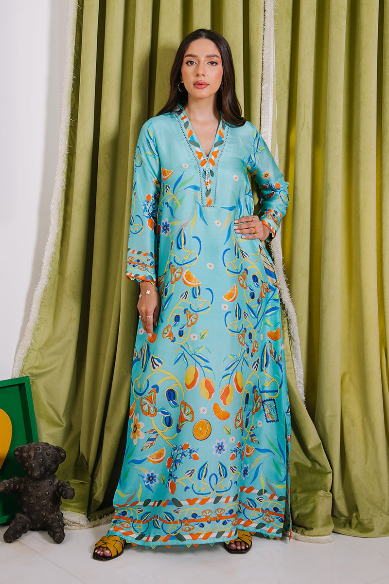 Mina Hassan | Signature Luxe 25 | Amalfi Treat Kaftan - RTS - Official Mina Hassan stockist in UK - Sakeena London