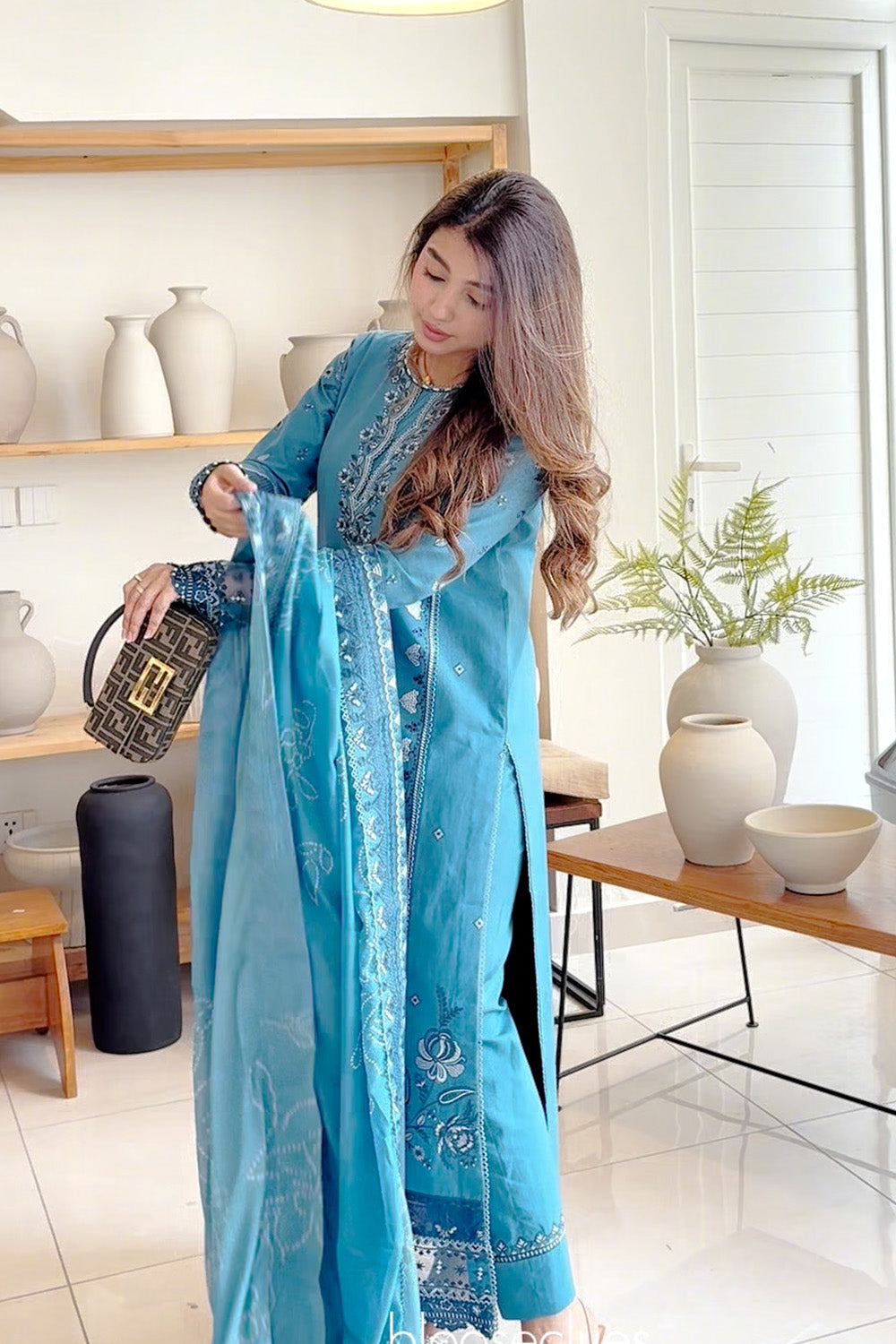 Maryum N Maria | Elara 25 |BLUE MOON - MS50370 - Official Maryum N Maria stockist in UK - Sakeena London