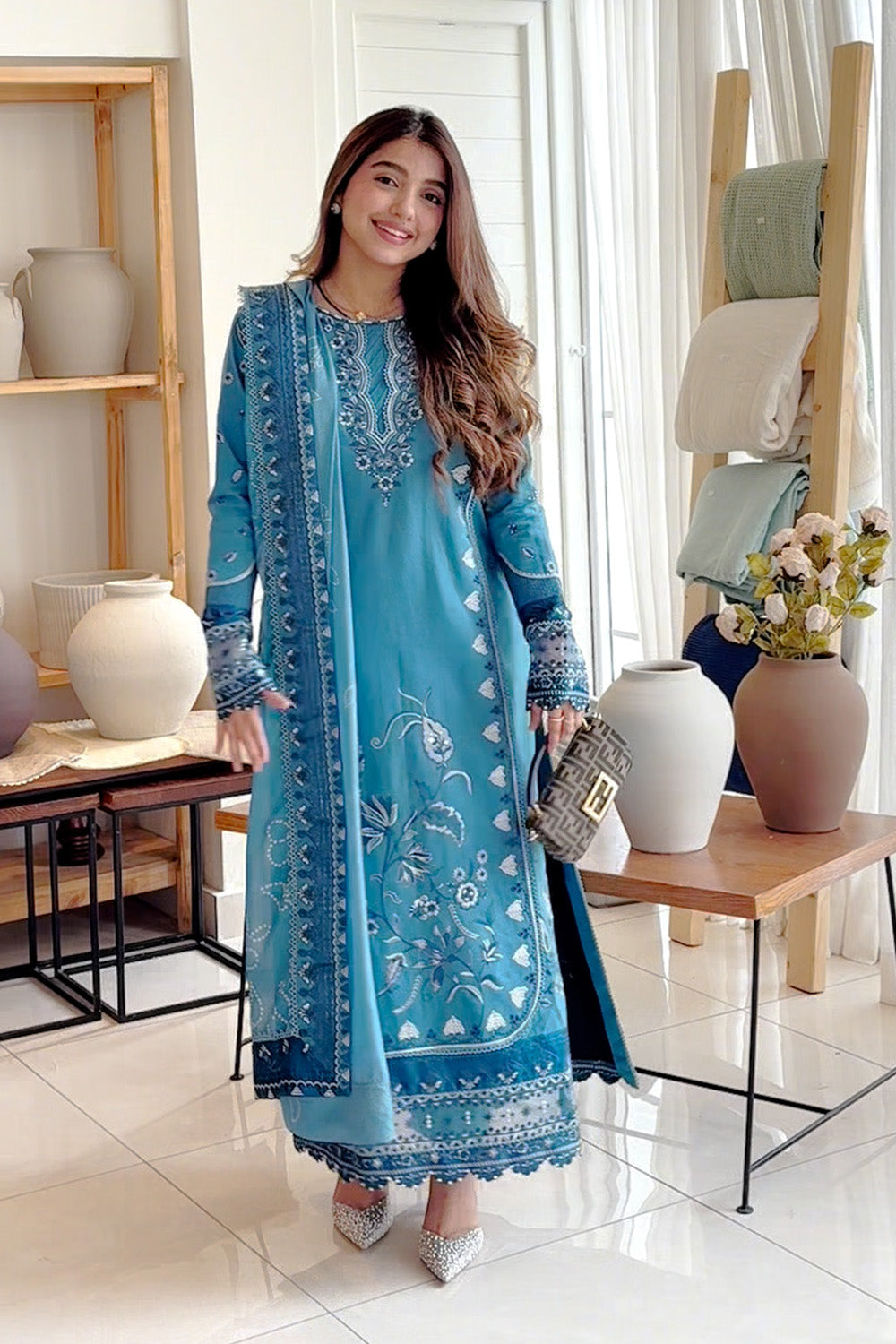 Maryum N Maria | Elara 25 |BLUE MOON - MS50370 - Official Maryum N Maria stockist in UK - Sakeena London
