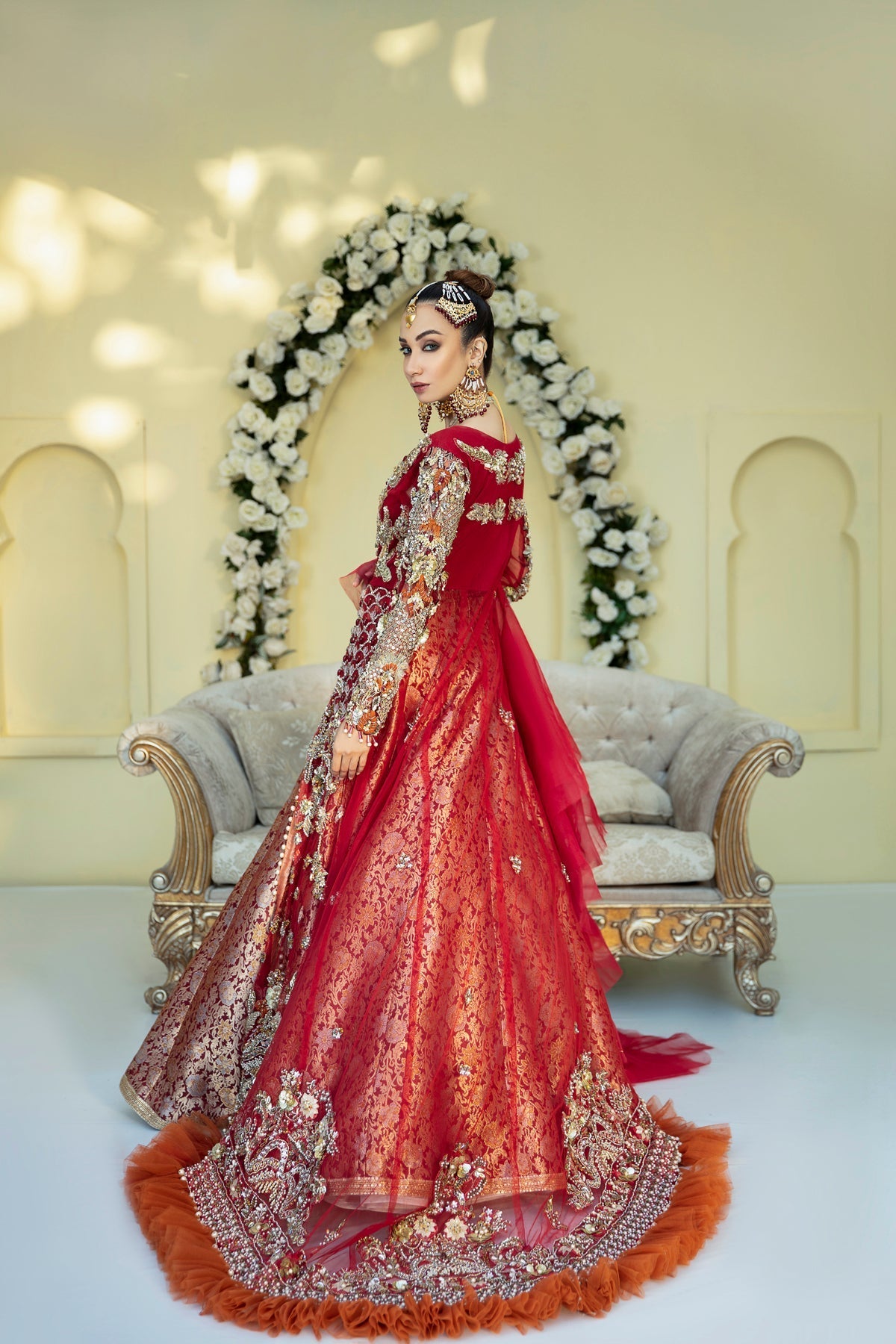 AJR Couture | Bridals Collection | Adelia - Official AJR Couture stockist in UK - Sakeena London
