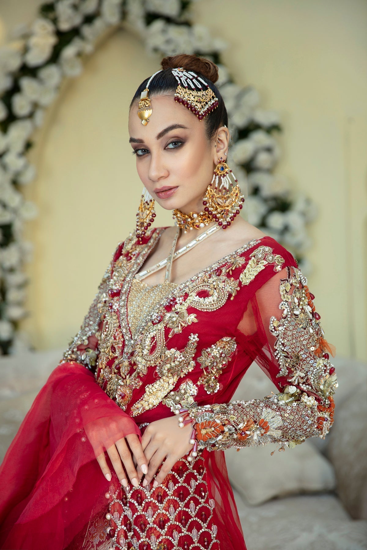 AJR Couture | Bridals Collection | Adelia - Official AJR Couture stockist in UK - Sakeena London