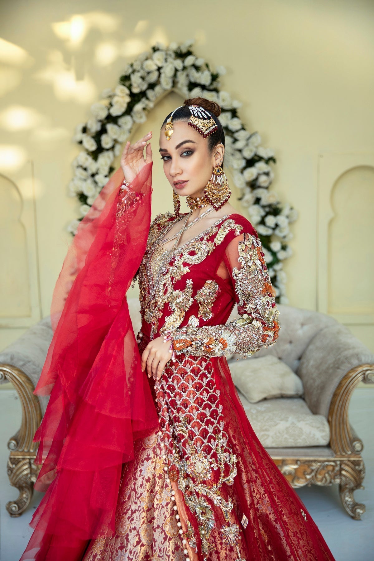 AJR Couture | Bridals Collection | Adelia - Official AJR Couture stockist in UK - Sakeena London