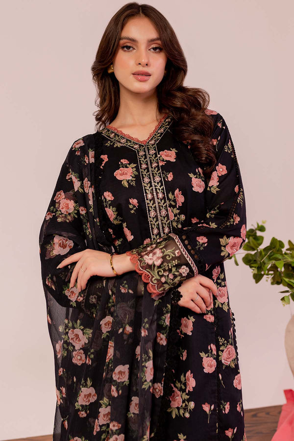 Farasha | Printed Essentials | Black Scarlet - Official Farasha stockist in UK - Sakeena London