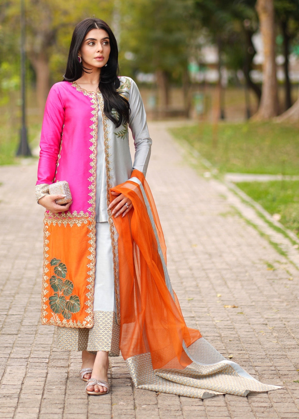 Fozia Khalid I Dilkash Festive Wear 25 | abeer - Official Fozia Khalid stockist in UK - Sakeena London