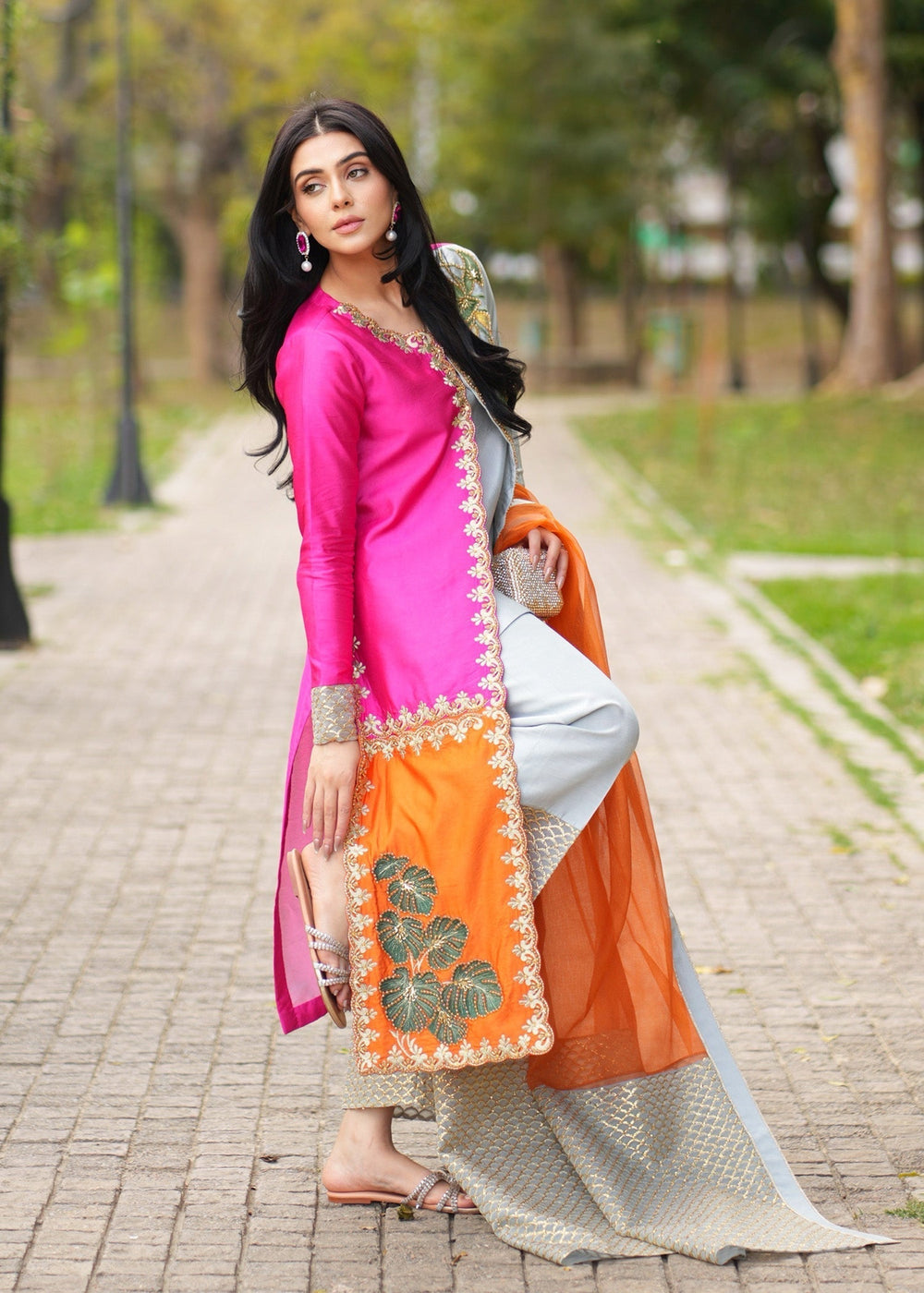 Fozia Khalid I Dilkash Festive Wear 25 | abeer - Official Fozia Khalid stockist in UK - Sakeena London