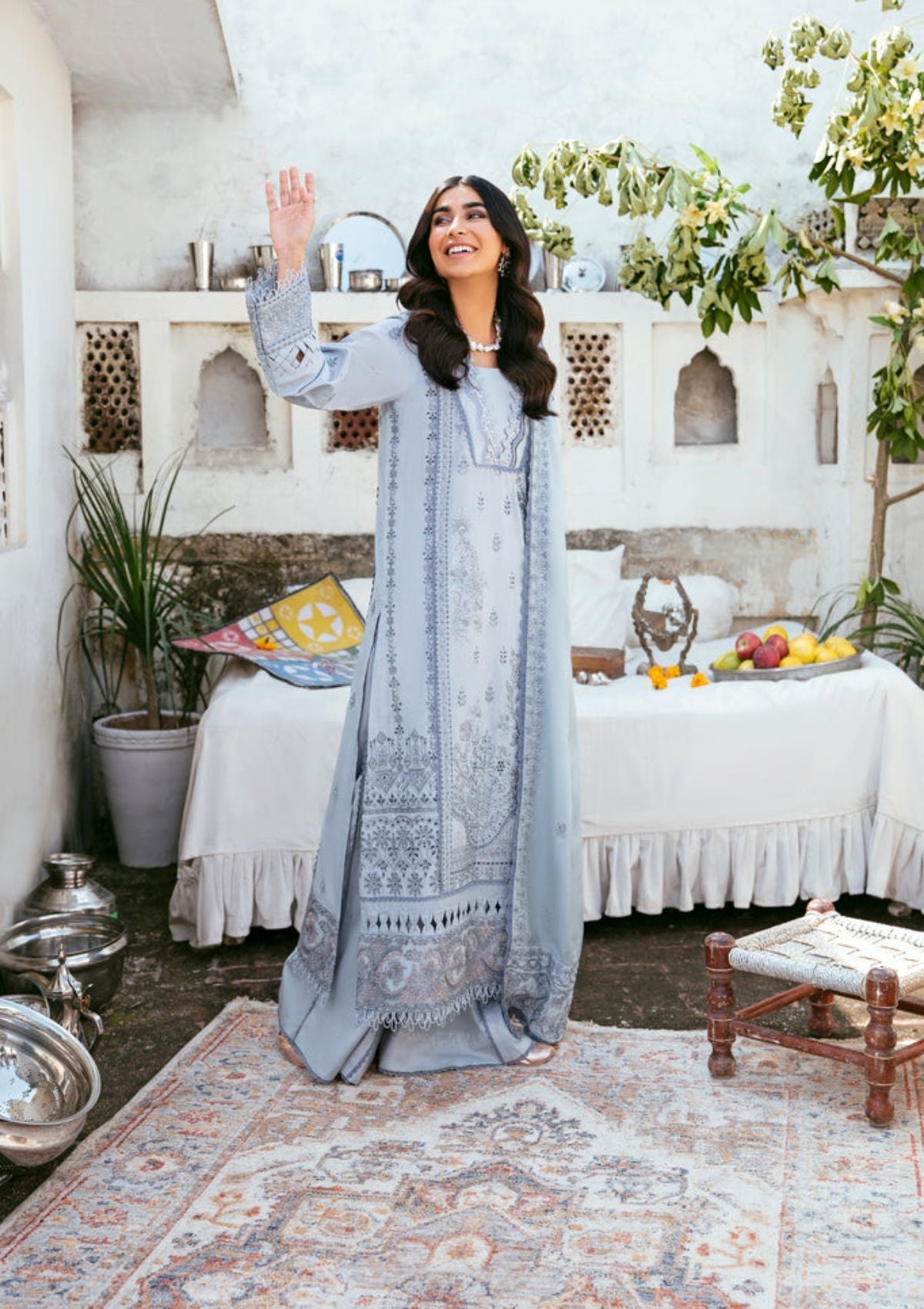 Winter Collection - Florent - Afsanay - Chikankari - Khaddar - FLK#1B