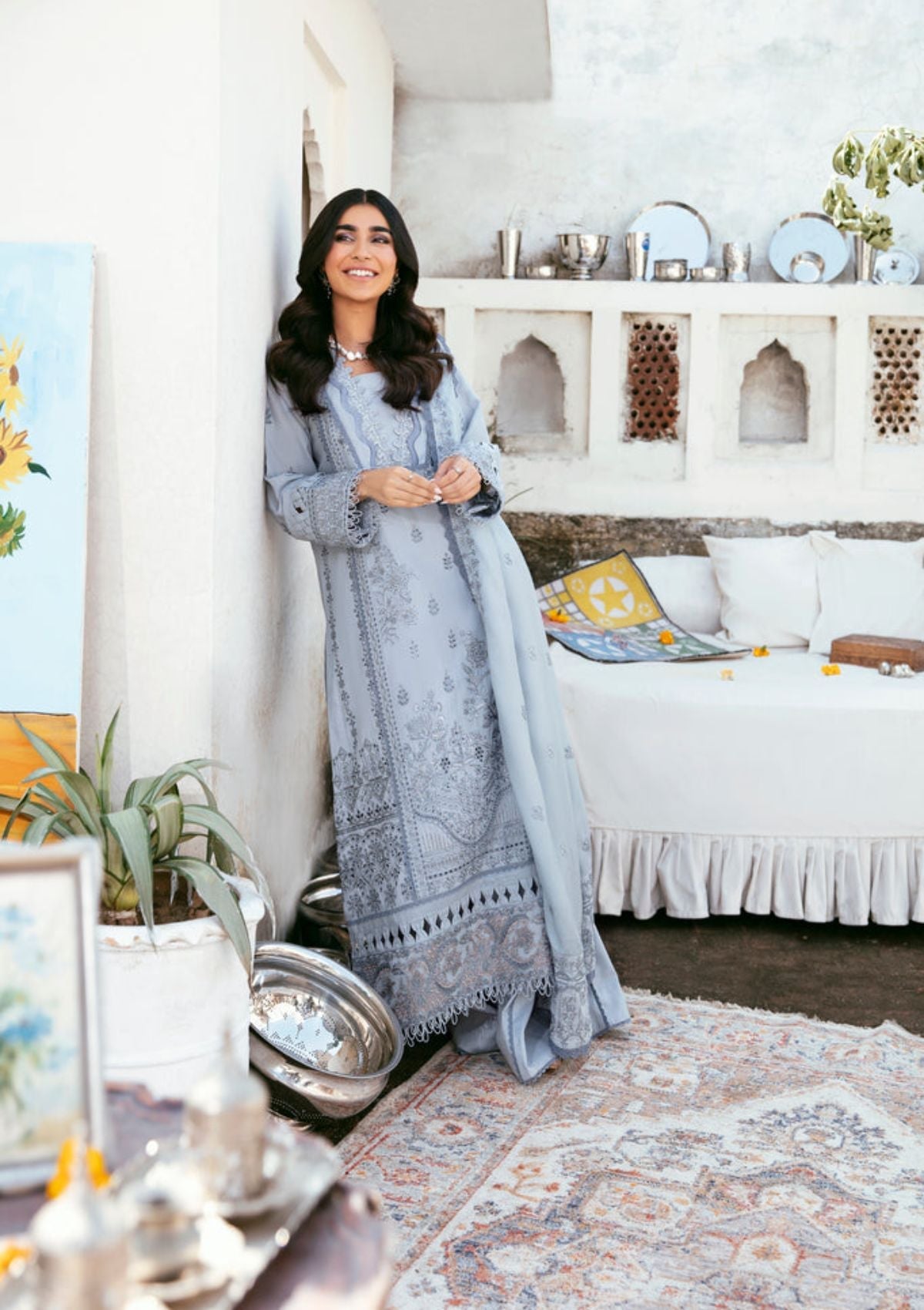 Winter Collection - Florent - Afsanay - Chikankari - Khaddar - FLK#1B