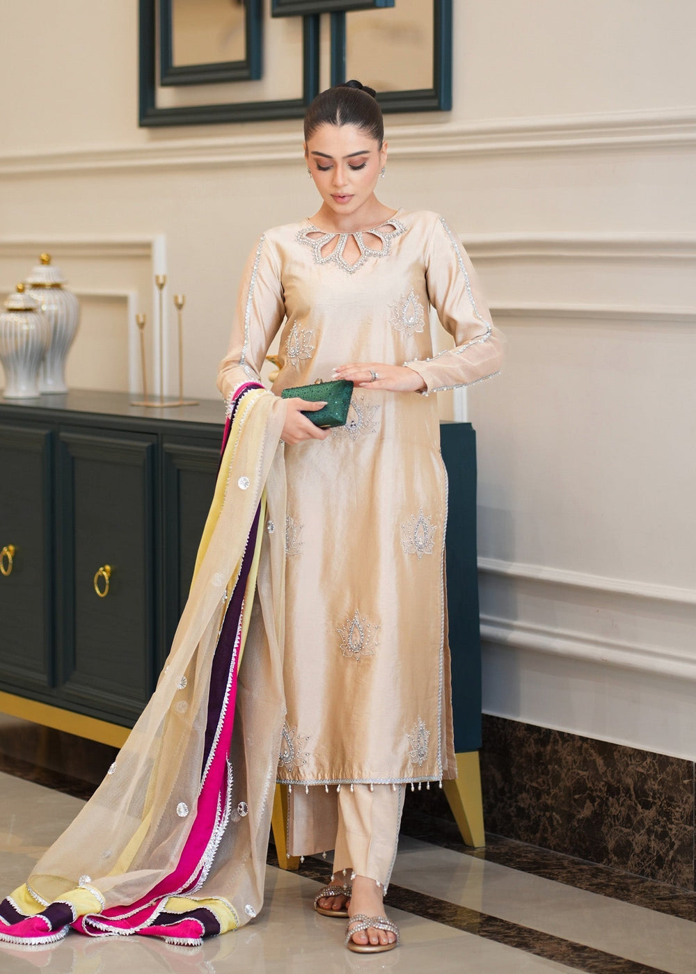 Fozia Khalid I Dilkash Festive Wear 25 | haya - Official Fozia Khalid stockist in UK - Sakeena London