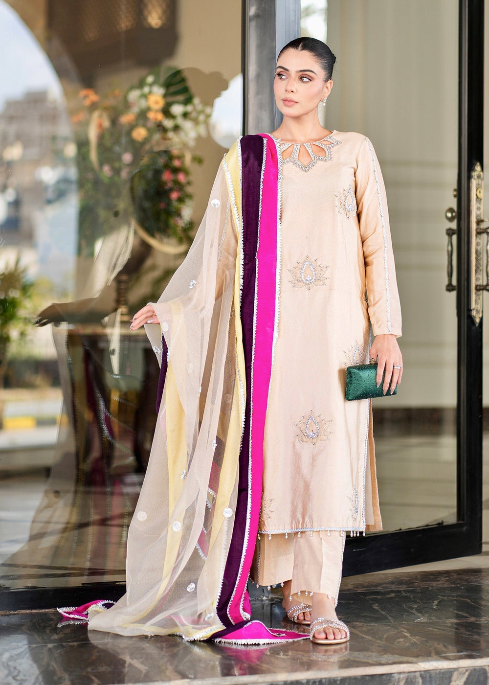 Fozia Khalid I Dilkash Festive Wear 25 | haya - Official Fozia Khalid stockist in UK - Sakeena London