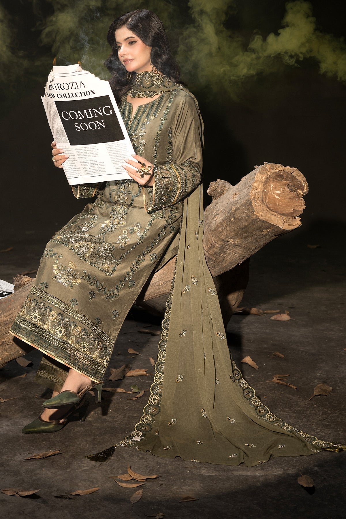 Imrozia Premium | Gulzar e Dil | I.P-105 Dilfareb - Official Imrozia Premium stockist in UK - Sakeena London